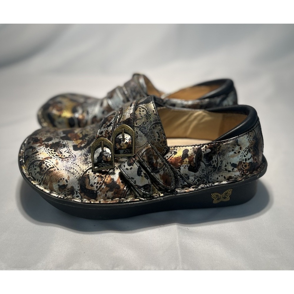 Alegria Alli Rome Bronze Metallic Size 37 Nurse Medical Professional Uniform‎